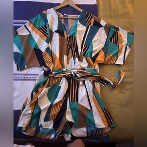 Gorgeous Cupshe Romper Earth live life on the Bch XL